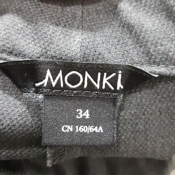 Monki Grey Tailored Tapered Slacks - Picture 9 of 11